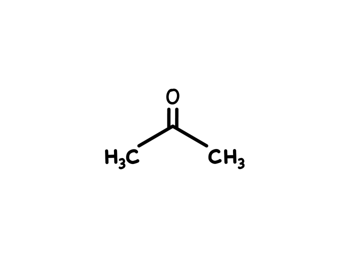 Aceton 1000 ml.