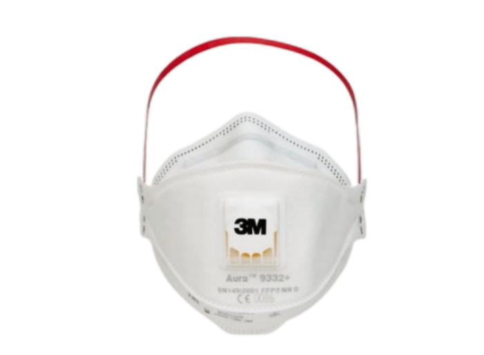 3M 9332+ FFP3 SZELEPES PANELES RÉSZECSKESZŰRŐ MASZK