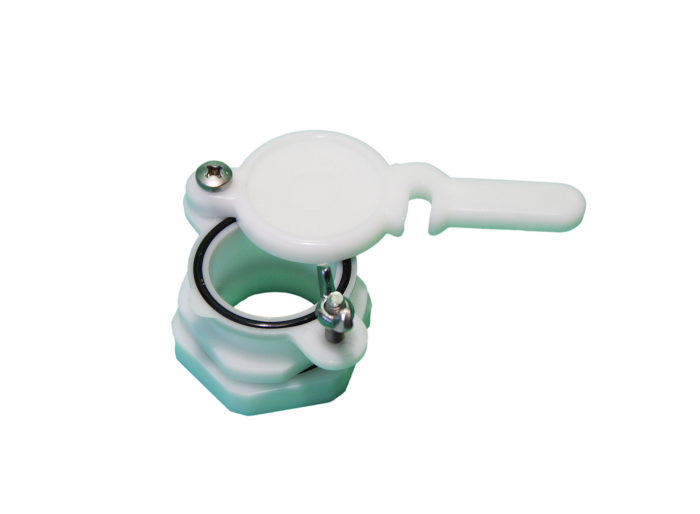 Mézcsap 6/4″ műanyag Ø=40 mm fehér