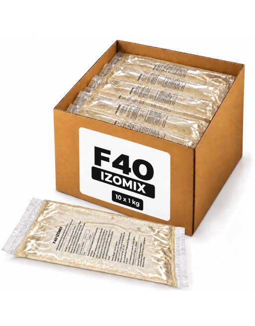 F40 Izomix cukorszirup zacskóban – 10 × 1 kg