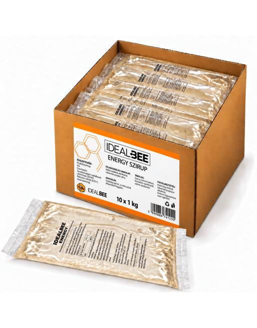 Idealbee Energy zacskós cukorszirup – 10 × 1 kg